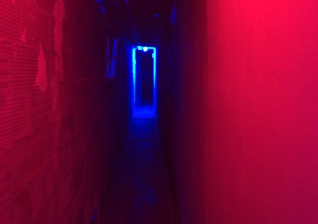 Cambio de iluminacion en el pasillo